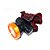 Lanterna de Cabeça Com Bateria Recarregável Compatível com Capacete de EPI - Imagem 2