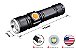 Lanterna Tática Profissional USB LED T6 Com Bateria Recarregável Regulagem de Foco - Imagem 6