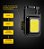 Mini Refletor Tático Multi Funcional Lampião Elétrico Lanterna Chaveiro Bateria Recarregável ORIGINAL Metal Resistente - Imagem 5