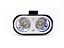 Lanterna Tática e Farol de Bike Profissional Recarregável Double LED com Duas Baterias Recarregaveis - Imagem 4