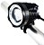 Farol Bike All Black Led T6 L2 Super Potente 5.400.000 Lumens Com Óculos para Ciclismo + Sinalizador Traseiro - Imagem 2