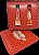 CARMED HIDRATANTE LABIAL DIÁRIO KIT PRESENTE MAÇA AMOR + FPS30 C/10G CADA - Imagem 1
