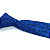 Gravata Slim Azul Royal Arabesco Premium - Imagem 3