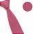 Gravata Slim Crochê Tricô Rosa Chiclete - Imagem 2