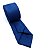Gravata Slim Azul Marinho Lisa Luxo - Imagem 4