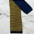 Gravata Slim Crochê Tricô Amarela Trabalhada - Imagem 6