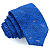 Gravata Slim Arabesco Azul Royal Premium - Imagem 1