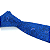 Gravata Slim Arabesco Azul Royal Premium - Imagem 3