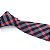 Gravata Slim Xadrez Vermelha Luxo - Imagem 3