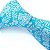 Gravata Slim Floral Azul Tiffany Linha Premium - Imagem 2