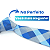Gravata Slim Xadrez Azul Serenity - Imagem 4