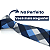 Gravata Slim Xadrez Azul - Imagem 4