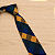 Gravata Slim Xadrez Azul Verde Amarela Linha Elegante - Imagem 5