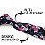 Gravata Slim Floral Preta Premium - Imagem 4