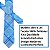 Gravata Slim Xadrez Azul Serenity Linha Premium - Imagem 4