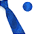 Gravata Slim Arabesco Azul Royal Luxo - Imagem 2