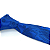 Gravata Slim Arabesco Azul Royal Luxo - Imagem 3
