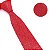 Gravata Slim Vermelha Linha Elegante - Imagem 3