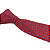 Gravata Slim Arabesco Vermelha Linha Premium - Imagem 3