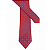 Gravata Slim Arabesco Vermelha Linha Premium - Imagem 4