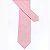 Gravata Slim Floral Rosa Linha Luxo - Imagem 5