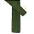 Gravata Slim Crochê Tricô Verde Militar - Imagem 5