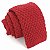 Gravata Slim Crochê Vermelho Ruby - Imagem 1