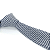 Gravata Slim Crochê Tricô Azul Trabalhada - Imagem 3