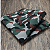 Lenço de Bolso Masculino Social Terno Verde Camuflado - Imagem 3