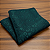 Lenço de Bolso Masculino Social Verde Arabesco - Imagem 3