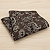 Lenço de Bolso Masculino Arabesco Marrom - Imagem 3