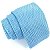 Gravata Slim Crochê Tricô Azul Serenity - Imagem 1