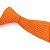 Gravata Slim Crochê Tricô Laranja - Imagem 3