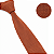 Gravata Slim Crochê Tricô Terracota Luxo - Imagem 2