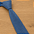 Gravata Slim Crochê Tricô Azul Petróleo - Imagem 3