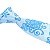 Gravata Slim Floral Azul Serenity - Imagem 3