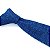 Gravata Slim Crochê Tricô Azul - Imagem 3