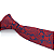 Kit Gravata Slim e Lenço de Bolso Vermelho Paisley - Imagem 4