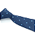 Kit Gravata Slim e Lenço de Bolso Azul Luxo - Imagem 3