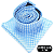 Kit Gravata Super Slim e Lenço de Bolso Azul Serenity - Imagem 6