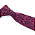 Gravata Slim Rosa Trabalhada Premium - Imagem 3