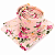 Kit Gravata Slim e Lenço de Bolso Floral Rosa Algodão Premium - Imagem 6
