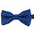 Gravata Borboleta Adulto Azul Premium - Imagem 4