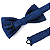 Gravata Borboleta Adulto Azul Paisley - Imagem 2