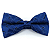 Gravata Borboleta Adulto Azul Trabalhada - Imagem 1