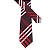 Gravata Slim Xadrez Vermelha Luxo - Imagem 5
