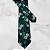 Gravata Slim Floral Verde Linha Premium - Imagem 7