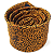 Gravata Slim Floral Ouro Velho Premium - Imagem 5
