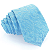 Gravata Slim Azul Serenity Premium - Imagem 1
