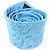 Gravata Slim Azul Serenity Premium - Imagem 4